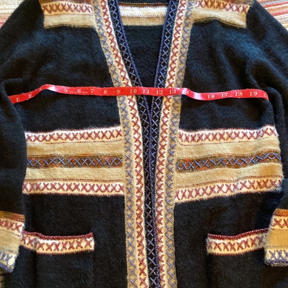 Anthropologie Do Everything in Love Black Kimono One Size - Picture 9 of 9